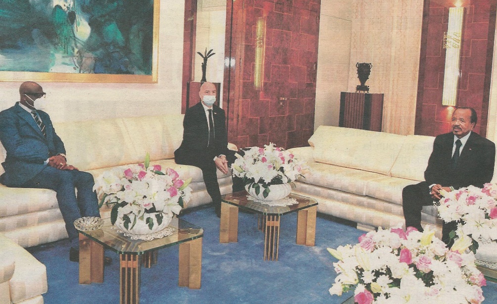 Monsieur Gianni Infantino, président de la FIFA en audience chez le Président Paul BIYA